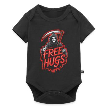 Renouveau de l’emo et mode alternative pour les enfants de la scène - Body à manches courtes Premium Bébé - noir - Devant