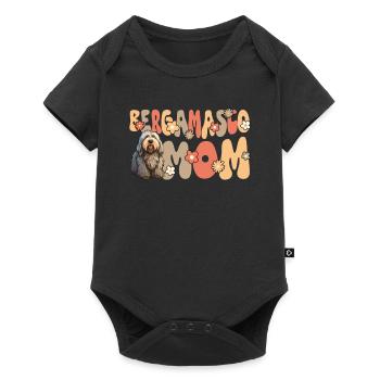 Berger de Bergame Groovy Bergamasco Maman - Body à manches courtes Premium Bébé - noir - Devant