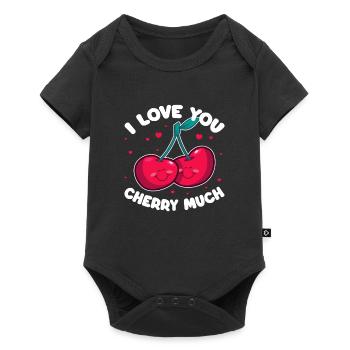 Cherry Cherry Tree Cherry Blossom Fruit Gift - Baby Premium short-sleeve bodysuit - black - Front