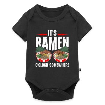 Ramen Lover Soupe de nouilles japonaise Ramen - Body à manches courtes Premium Bébé - noir - Devant