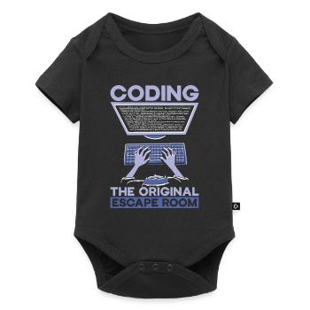 Programmer Computer Scientist Computer Nerd Gift - Baby Premium short-sleeve bodysuit - black - Front