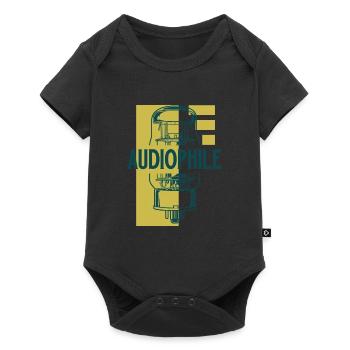 Audiophile - Vacuum Tube - Baby Premium short-sleeve bodysuit - black - Front