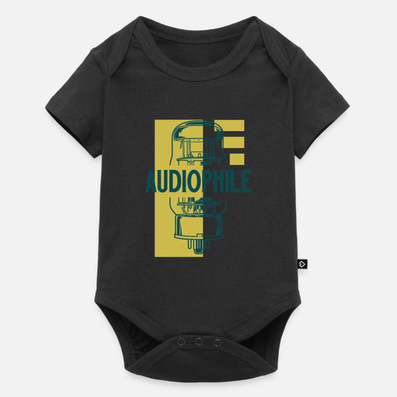 Audiophile - Tube à vide - Body à manches courtes Premium Bébé - noir