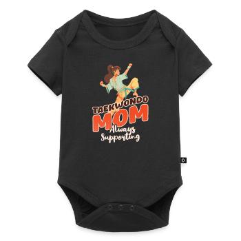 Taekwondo Maman Taekwondo Maman : Toujours soutenir - Body à manches courtes Premium Bébé - noir - Devant