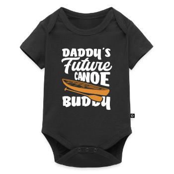 Dad's Future Canoe Boyfriend Kids Child - Baby Premium short-sleeve bodysuit - black - Front