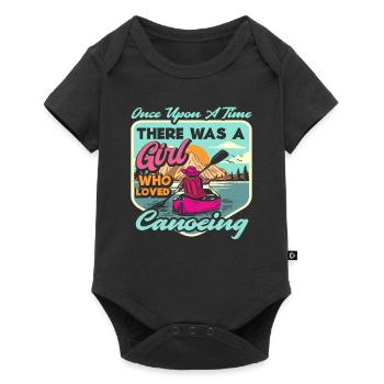 Girl That Canoe Loves Canoe - Baby Premium short-sleeve bodysuit - black - Front