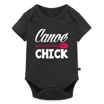 Canoe Woman Girl Women - Baby Premium short-sleeve bodysuit - black - Front