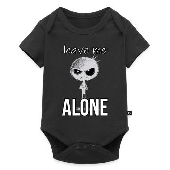 Laissez-moi tranquille Fynny Adolescent Antisocial - Body à manches courtes Premium Bébé - noir - Devant