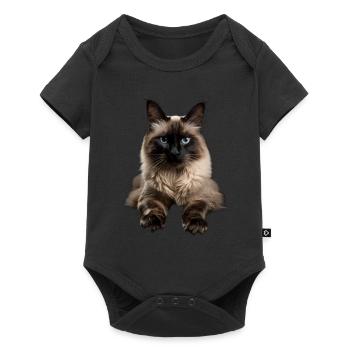 Balinais - Body à manches courtes Premium Bébé - noir - Devant