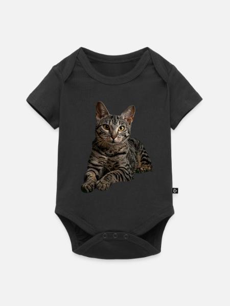 Egyptian Mau - Baby Premium Kurzarmbody - Schwarz