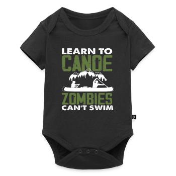 Funny Canoe Saying Canoeist - Baby Premium short-sleeve bodysuit - black - Front
