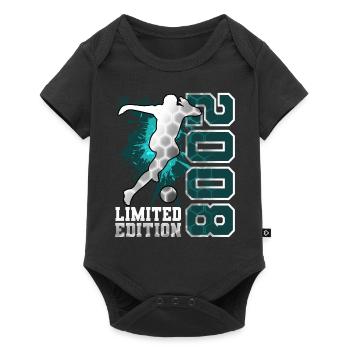 2008 Football Limited Edition Birthday - Baby Premium short-sleeve bodysuit - black - Front