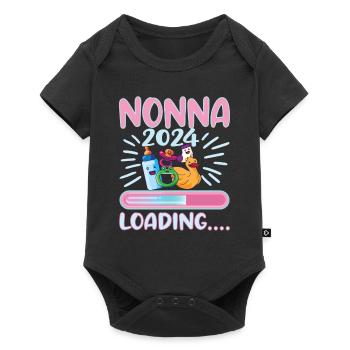Nonna 2024 Loading Grandma 2024 - Baby Premium short-sleeve bodysuit - black - Front