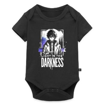 Art de l’anime et esthétique gothique pour la mode alternative - Body à manches courtes Premium Bébé - noir - Devant