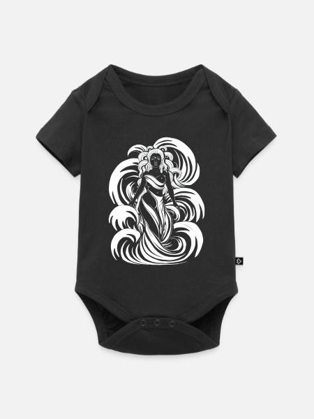 Aztekengott Azteken Mythologie Chalchiuhtotolin - Baby Premium Kurzarmbody - Schwarz