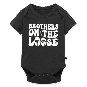Brothers On The Loose Sibling Journey - Baby Premium short-sleeve bodysuit - black - Front