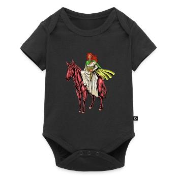 God of Celtic Mythology - Epona - Baby Premium short-sleeve bodysuit - black - Front