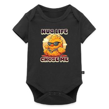 Nugget de poulet Nug La vie m’a choisi - Body à manches courtes Premium Bébé - noir - Devant