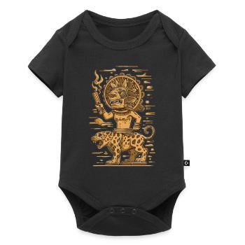 Aztec God Ancient Mythology Tezcatlipoca with - Baby Premium short-sleeve bodysuit - black - Front
