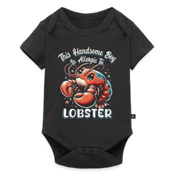 Allergie au homard Allergie au homard - Body à manches courtes Premium Bébé - noir - Devant
