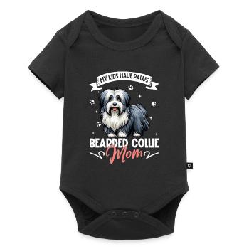 Maman Bearded Collie - Body à manches courtes Premium Bébé - noir - Devant