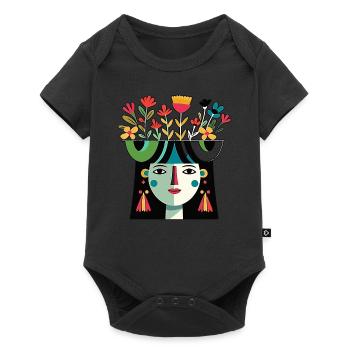 Aztec goddess Xochiquetzal Ancient mythology - Baby Premium short-sleeve bodysuit - black - Front