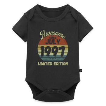 Awesome since July 1997 - Geburtstag - Baby Premium Kurzarmbody - Schwarz - Vorne