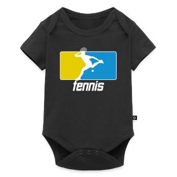 Vêtements pour joueurs de tennis Tennis Femmes Filles - Body à manches courtes Premium Bébé - noir - Devant