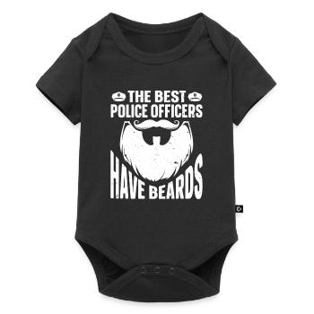 Beard Quote Bearded Men - Baby Premium short-sleeve bodysuit - black - Front