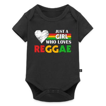 Rastafari Music Rasta Jamaica Reggae - Baby Premium short-sleeve bodysuit - black - Front
