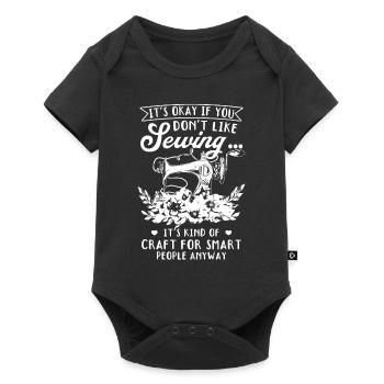 Ce n’est pas grave si vous n’aimez pas coudre.... Drôle de Sewin - Body à manches courtes Premium Bébé - noir - Devant