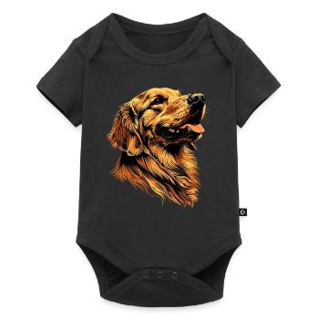 Golden Retriever Dog Dog Mom Dogs Lover - Baby Premium short-sleeve bodysuit - black - Front
