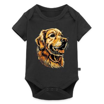 Golden Retriever Dog Dog Mom Dogs Lover - Baby Premium short-sleeve bodysuit - black - Front