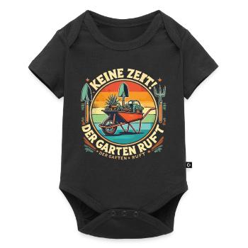 Funny Gardening Clothing – Humorous Fashion - Baby Premium short-sleeve bodysuit - black - Front