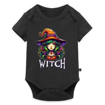 In a world full of princesses, be a witch - Baby Premium short-sleeve bodysuit - black - Front