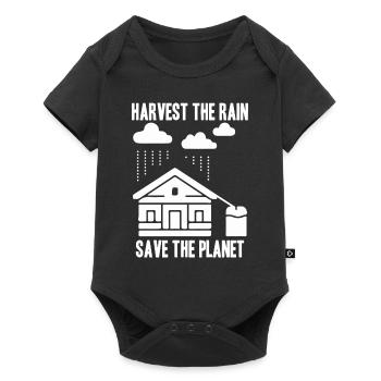 Réservoir d’eau de pluie - récupération de l’eau de pluie - Body à manches courtes Premium Bébé - noir - Devant