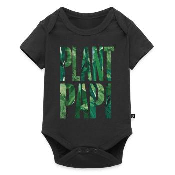 Plant Daddy Gardener Dad Nature Lover - Baby Premium short-sleeve bodysuit - black - Front