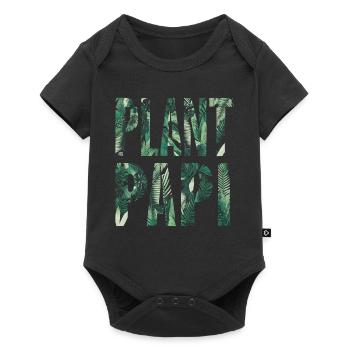 Plante Papi Urban Jungle Plante Design - Body à manches courtes Premium Bébé - noir - Devant