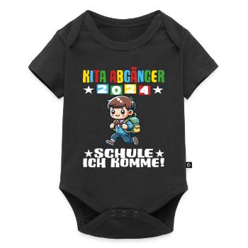 Jeunes sortant de la garderie 2024 Inscription à l’école 2024 - Body à manches courtes Premium Bébé - noir - Devant