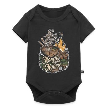 Camping Amateurs de Ramen - Body à manches courtes Premium Bébé - noir - Devant
