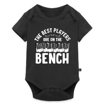 Les meilleurs joueurs Pianiste Pianiste - Body à manches courtes Premium Bébé - noir - Devant