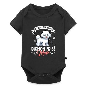 Bichon Frisé Mama - Body à manches courtes Premium Bébé - noir - Devant