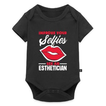 Skin Care Beautician Cosmetics - Baby Premium short-sleeve bodysuit - black - Front
