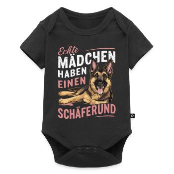 Berger Allemand Chiens Malinois - Body à manches courtes Premium Bébé - noir - Devant