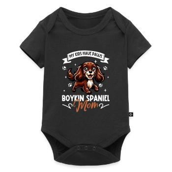 Maman épagneul Boykin - Body à manches courtes Premium Bébé - noir - Devant