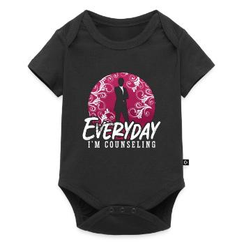 School Counselor Everyday I'm Counseling Therapist - Baby Premium short-sleeve bodysuit - black - Front