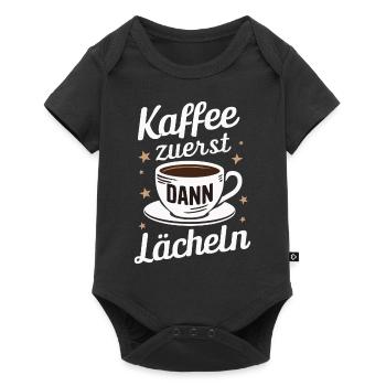 Café Café Buveurs de café Amateurs de café - Body à manches courtes Premium Bébé - noir - Devant