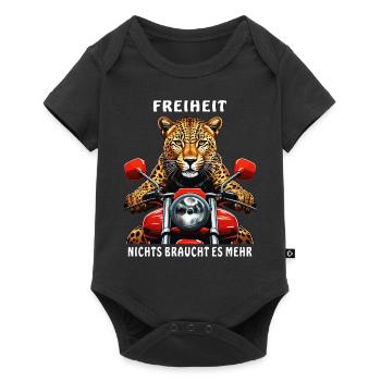 LEOPARD MOTORCYCLE NOTHING IS NEEDED MORE - Baby Premium short-sleeve bodysuit - black - Front