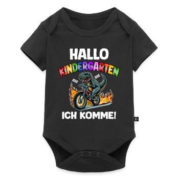 T-Rex Dino Kindergarten Start Children Boys, Girls - Baby Premium short-sleeve bodysuit - black - Front