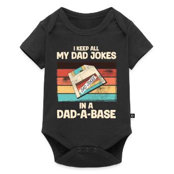 Retro Vintage Dad Joke Great, All Occasions - Baby Premium short-sleeve bodysuit - black - Front